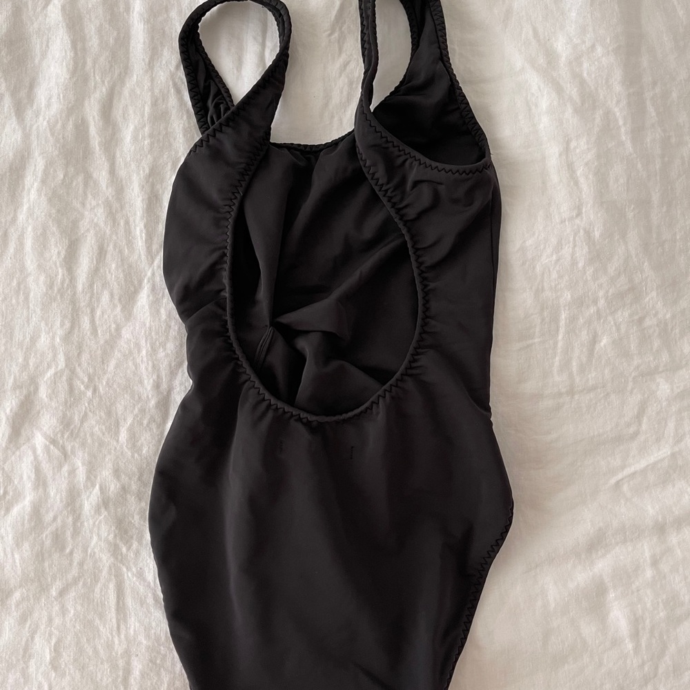 Objects Without Meaning Black Twist Swimsuit - image 5